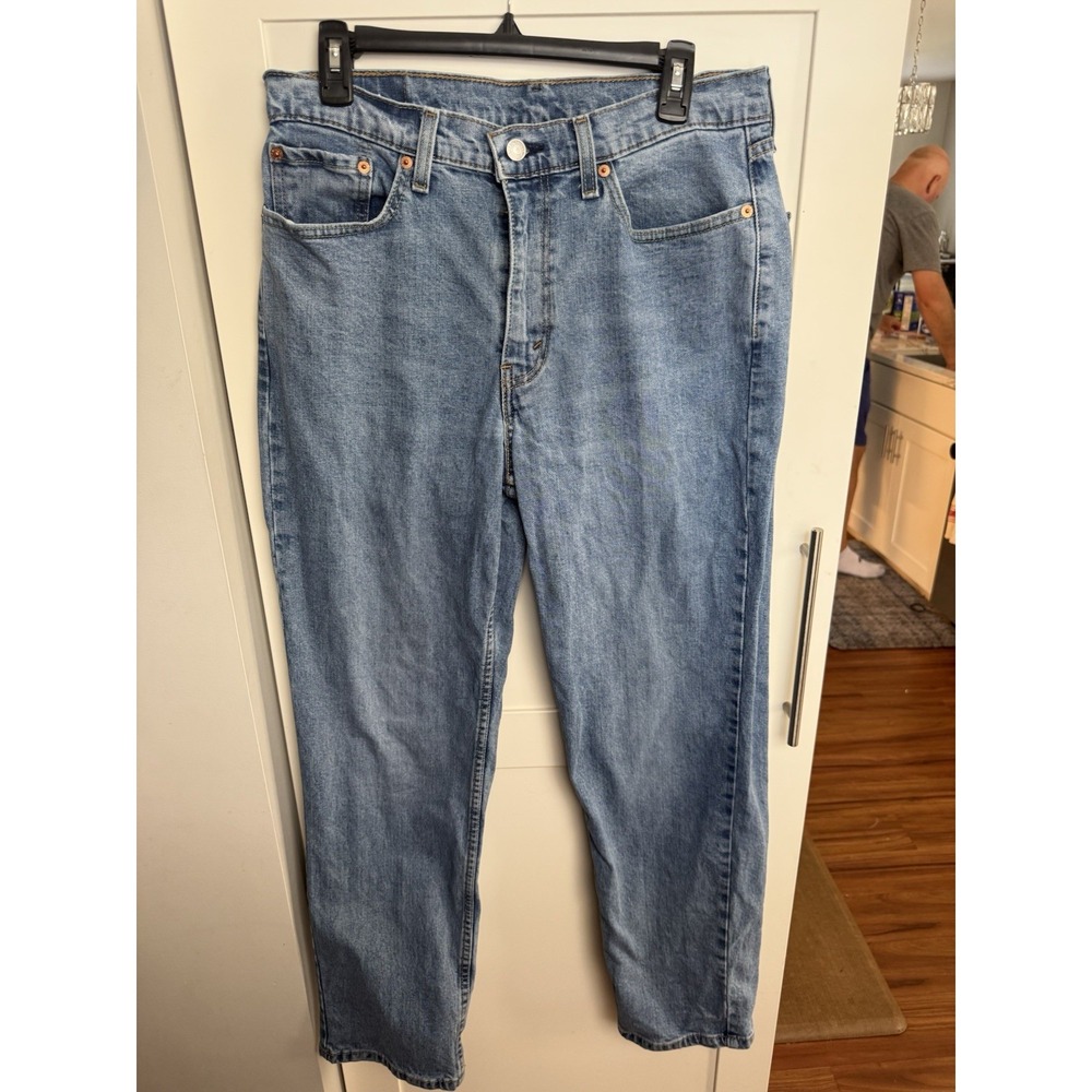 Levi's Jeans 550 Men's Size 33x32 Medium Wash Denim Blue Relaxed Grunge